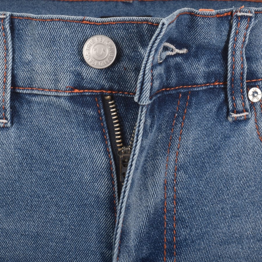 Image number 5 for True Religion Rocco SN Flap Light Wash Shorts Blue