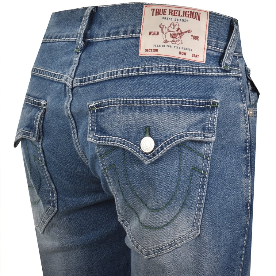 Image number 4 for True Religion Ricky Big T Flap Light Blue Shorts