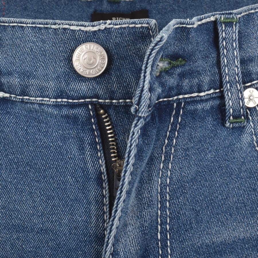 Image number 5 for True Religion Ricky Big T Flap Light Blue Shorts