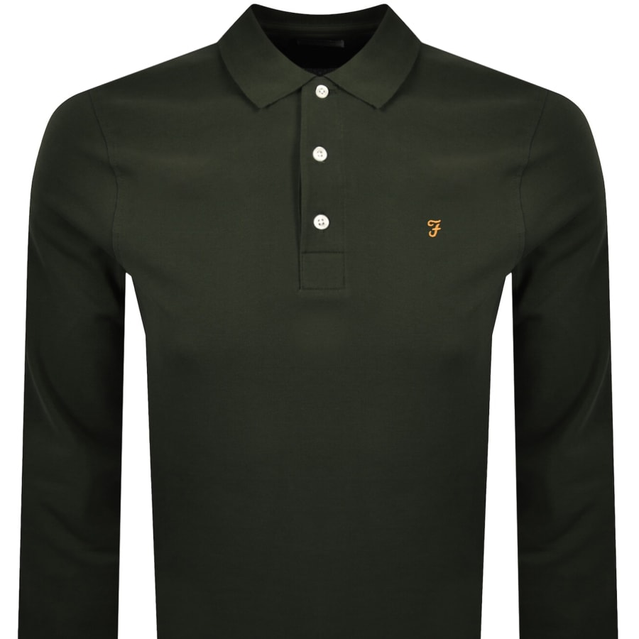 Image number 2 for Farah Blanes Polo T Shirt Green