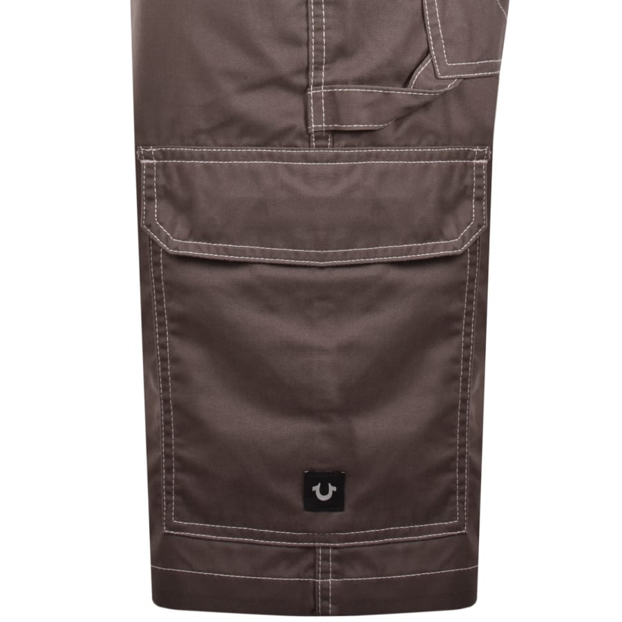 Image number 4 for True Religion Utility Cargo Shorts Jet Brown