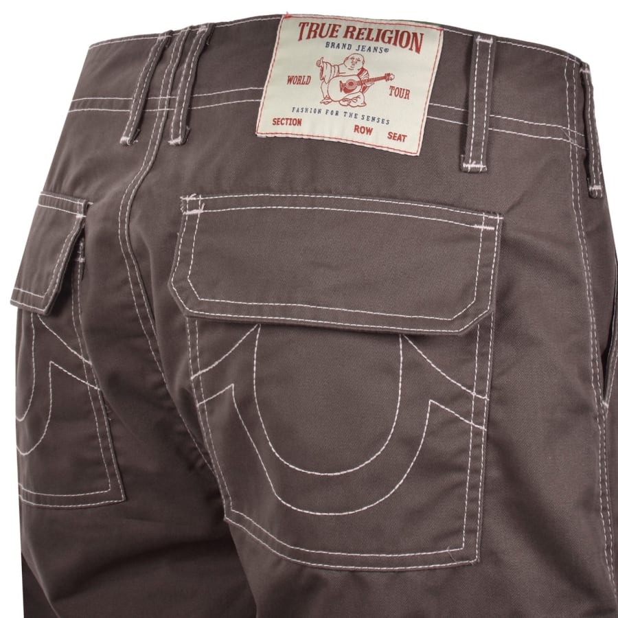 Image number 5 for True Religion Utility Cargo Shorts Jet Brown
