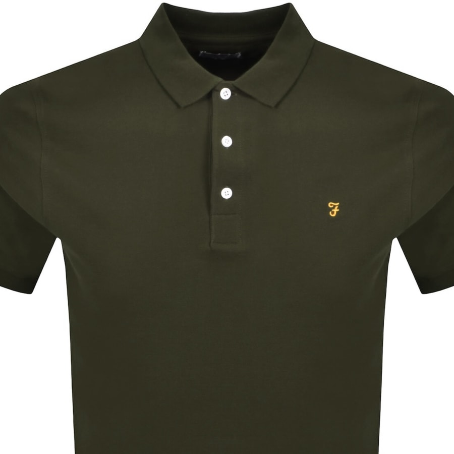Image number 2 for Farah Blanes Polo T Shirt Green