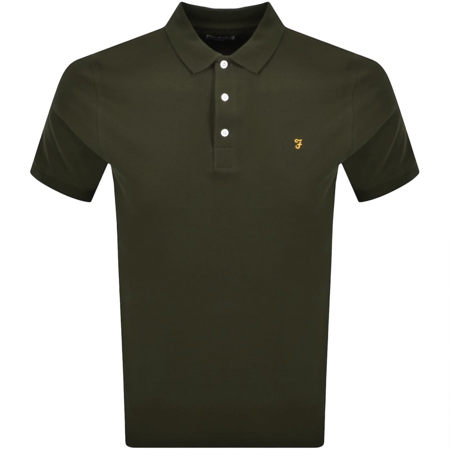 Image number 1 for Farah Blanes Polo T Shirt Green
