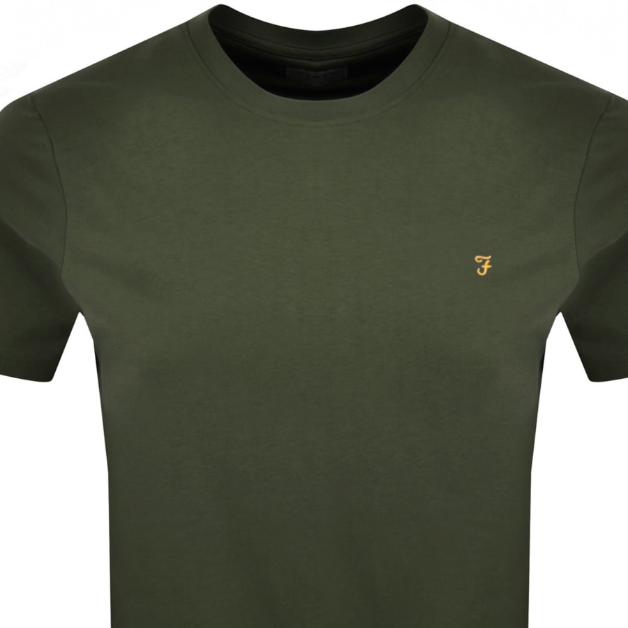 Image number 2 for Farah Danny T Shirt Green