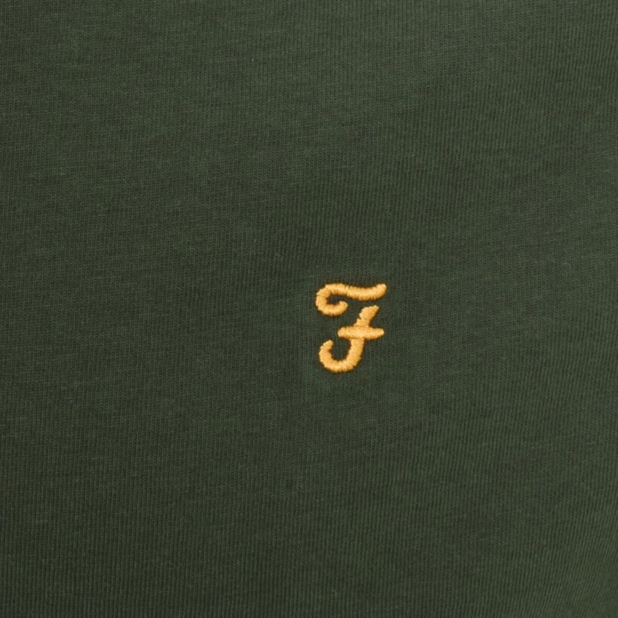 Image number 3 for Farah Danny T Shirt Green