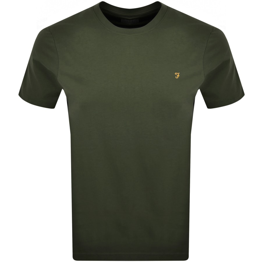 Image number 1 for Farah Danny T Shirt Green