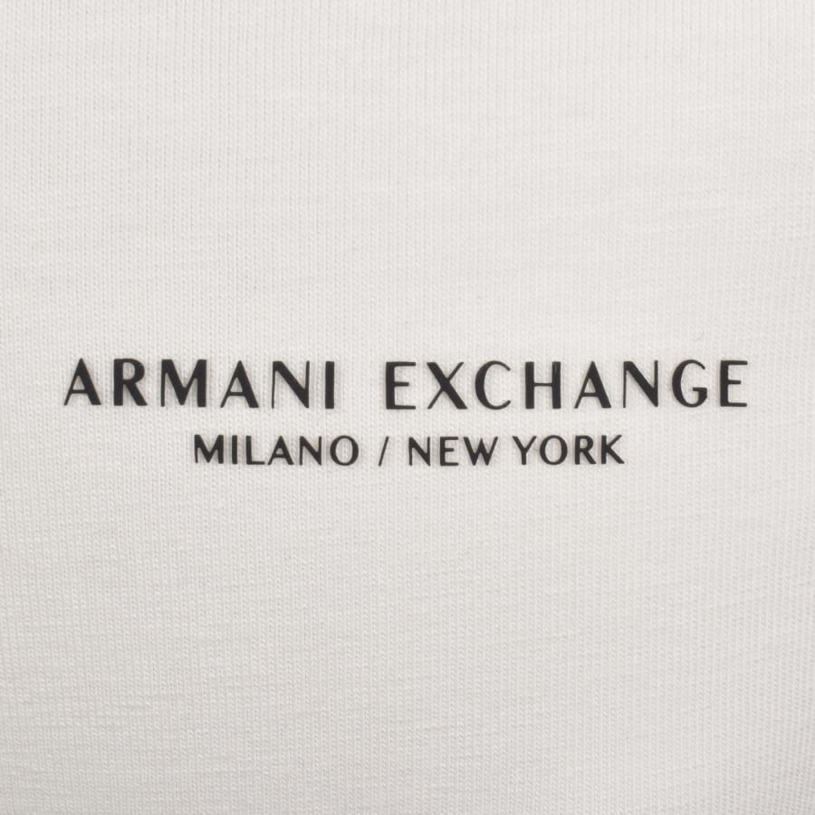 Image number 3 for Armani Exchange Polo T Shirt Off White