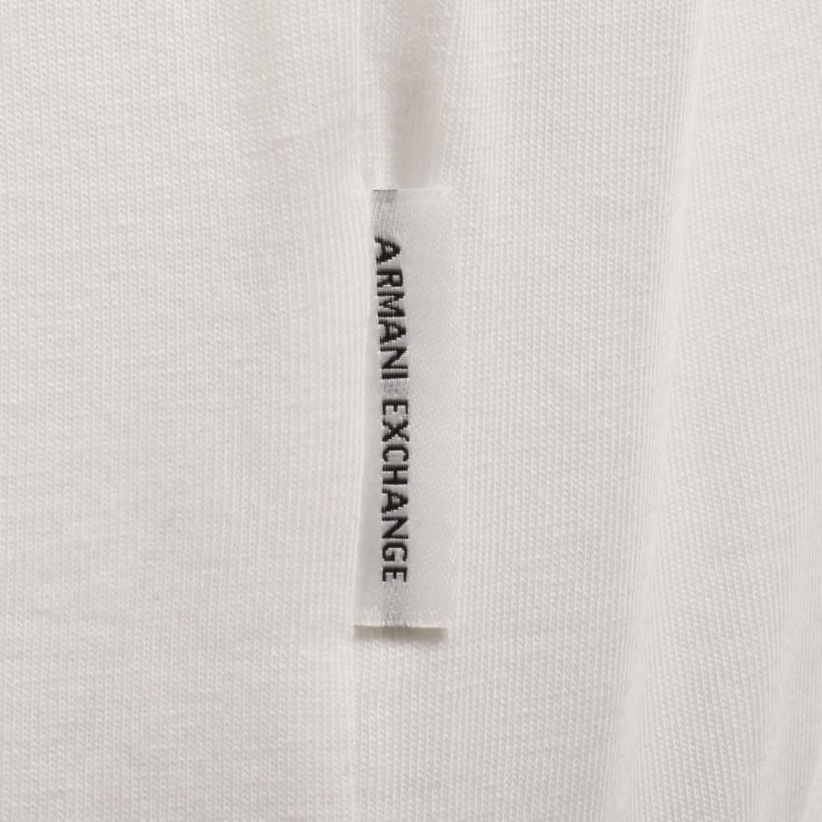 Image number 5 for Armani Exchange Polo T Shirt Off White