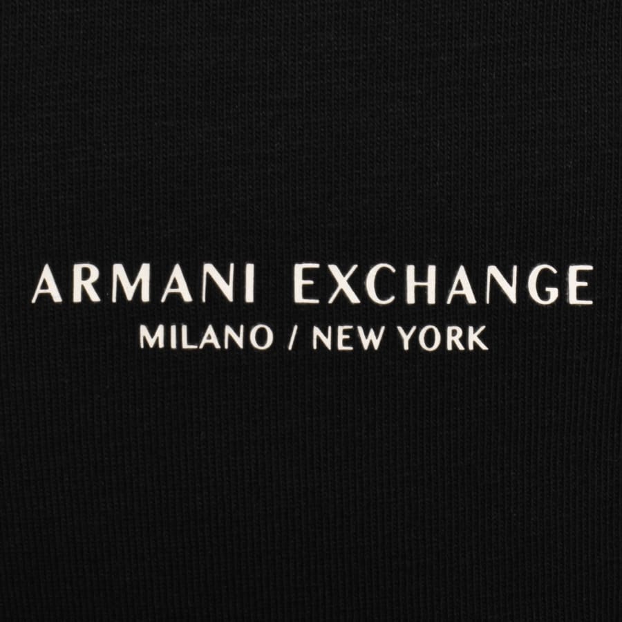 Image number 3 for Armani Exchange Polo T Shirt Black