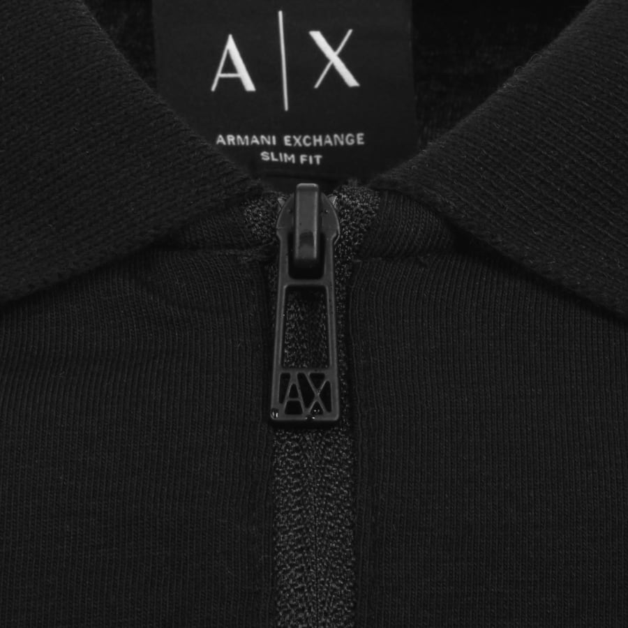 Image number 4 for Armani Exchange Polo T Shirt Black