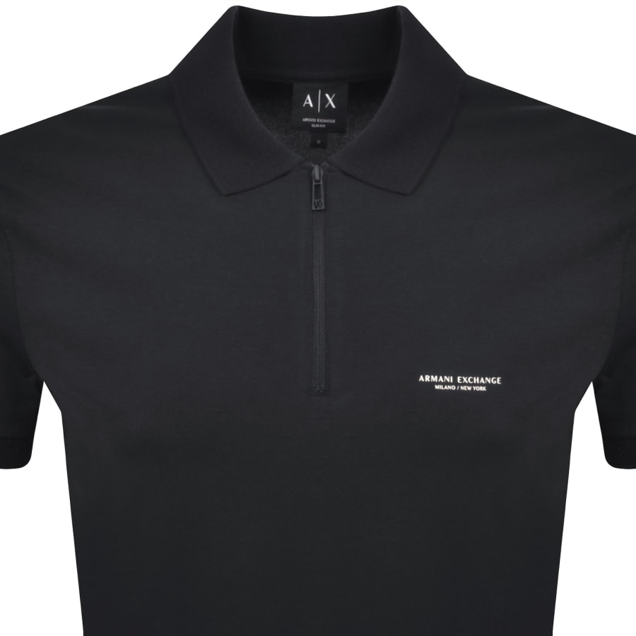 Image number 2 for Armani Exchange Polo T Shirt Navy
