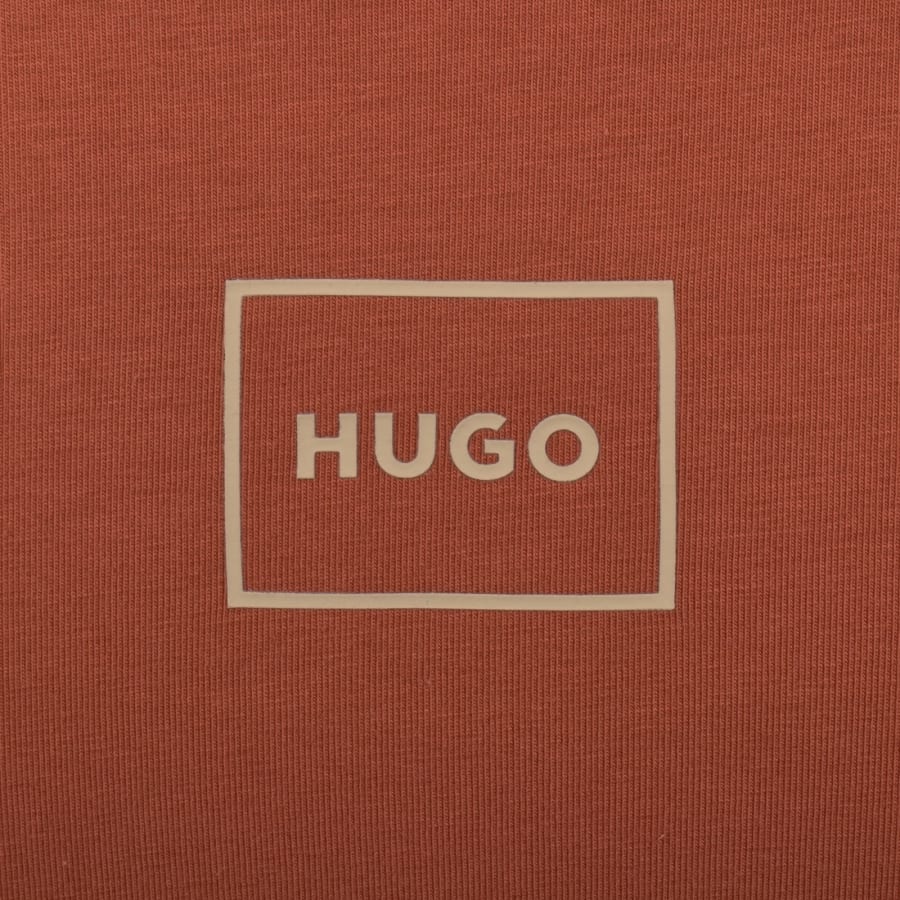 Image number 3 for HUGO Laze T Shirt Red