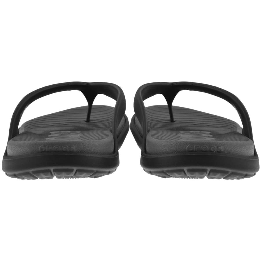 Image number 3 for Crocs Coast Flip Flops Black