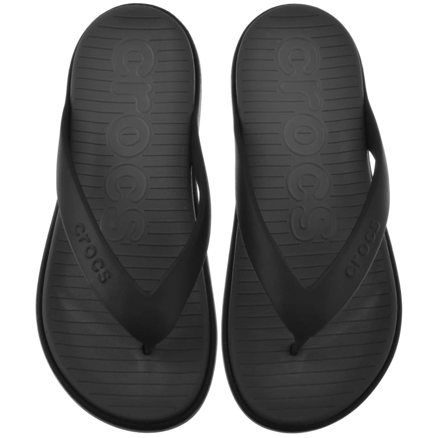 Image number 1 for Crocs Coast Flip Flops Black