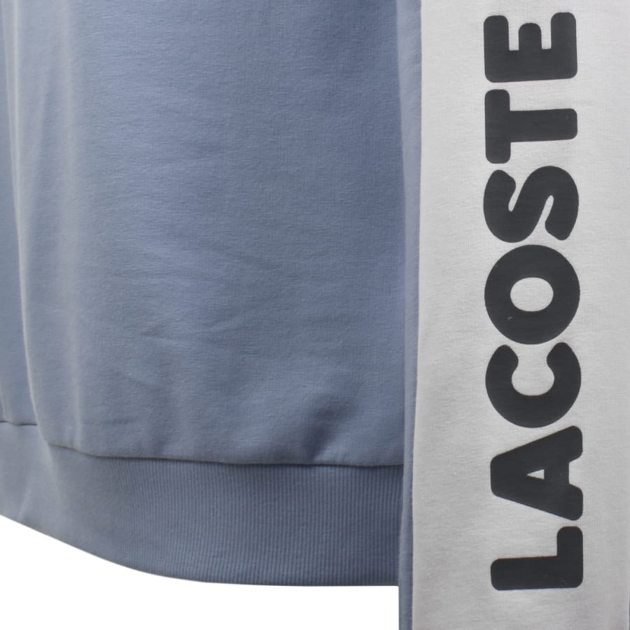 Image number 4 for Lacoste Logo Sweatshirt Blue