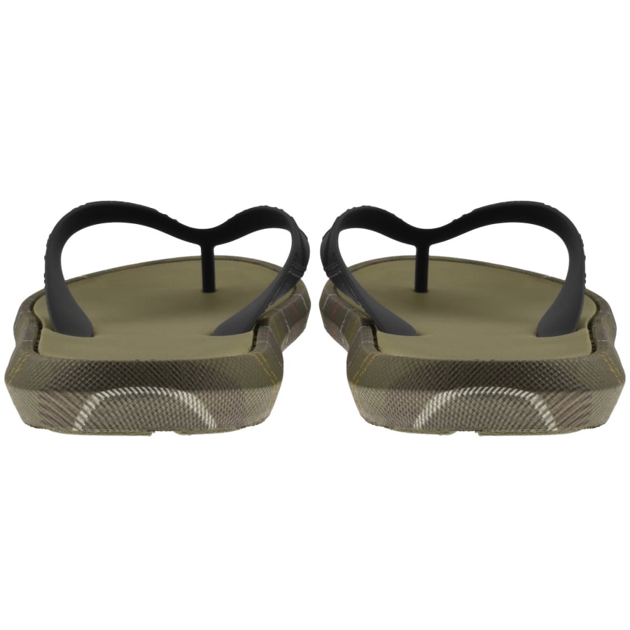 Image number 3 for Barbour Oakdale Flip Flops Olive