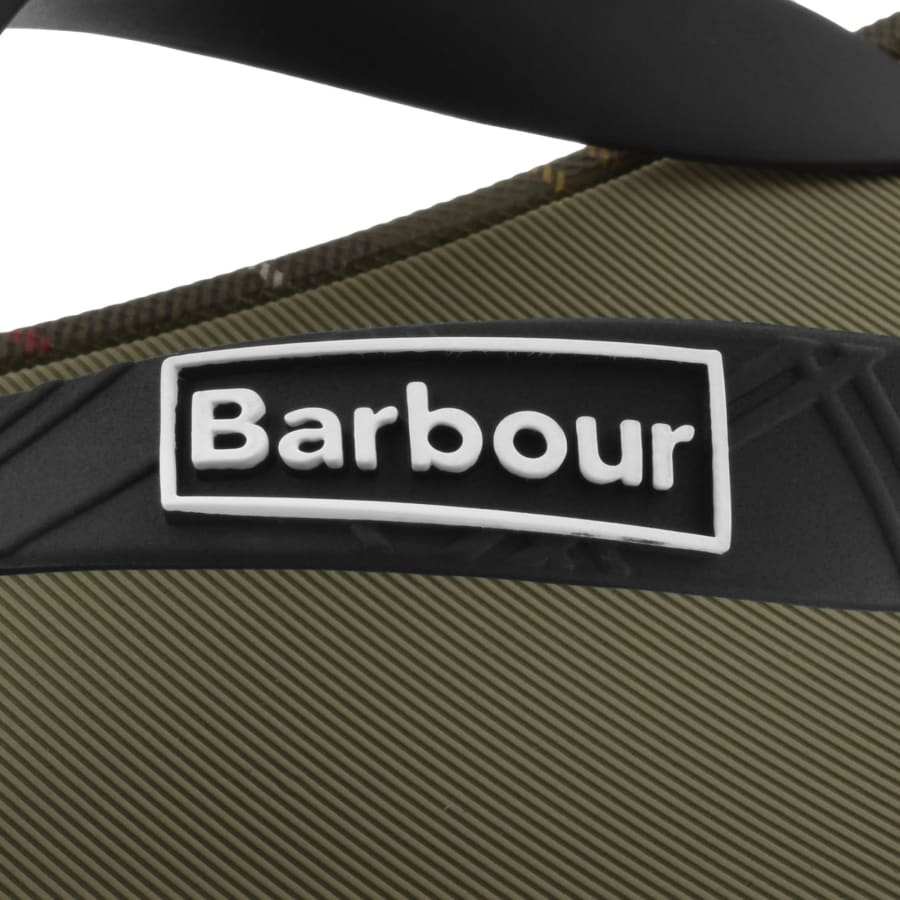 Image number 4 for Barbour Oakdale Flip Flops Olive