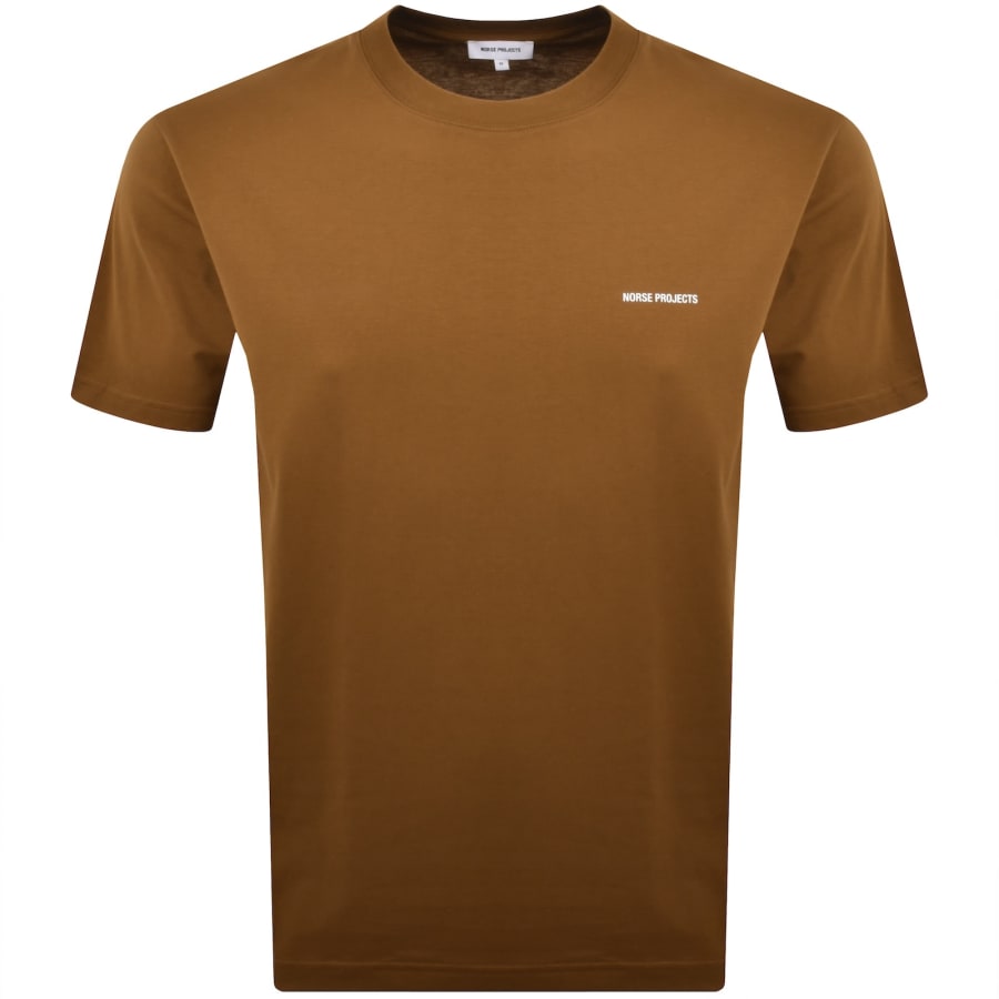 Image number 1 for Norse Projects Dyrehaven Logo T Shirt Orange