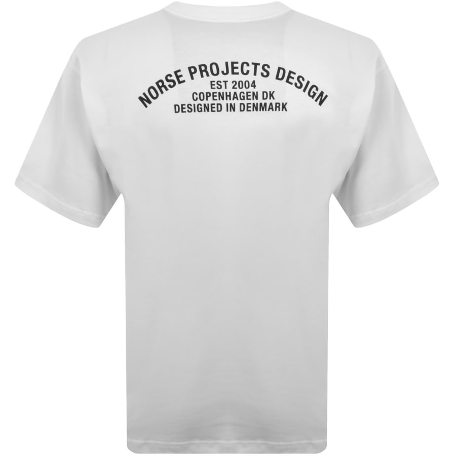 Image number 4 for Norse Projects Snekkersten Arch T Shirt White