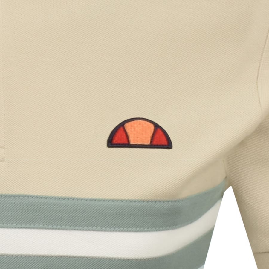 Image number 4 for Ellesse Muccia Polo T Shirt Beige