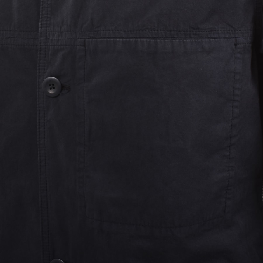 Image number 4 for Norse Projects Compact Overshirt Navy