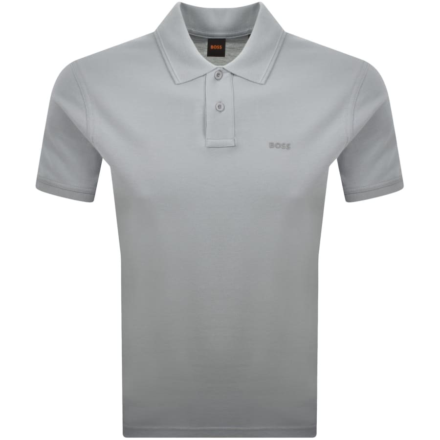 Image number 1 for BOSS Prime Polo T Shirt Grey