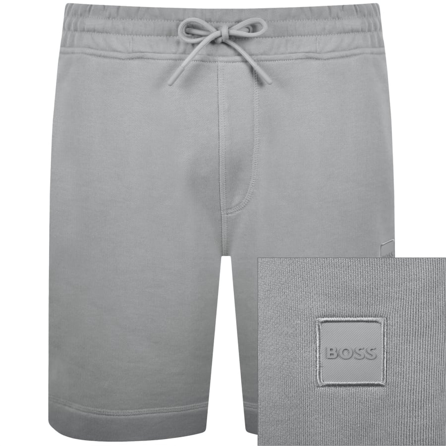 Image number 1 for BOSS Sewalk Sweat Shorts Open Grey