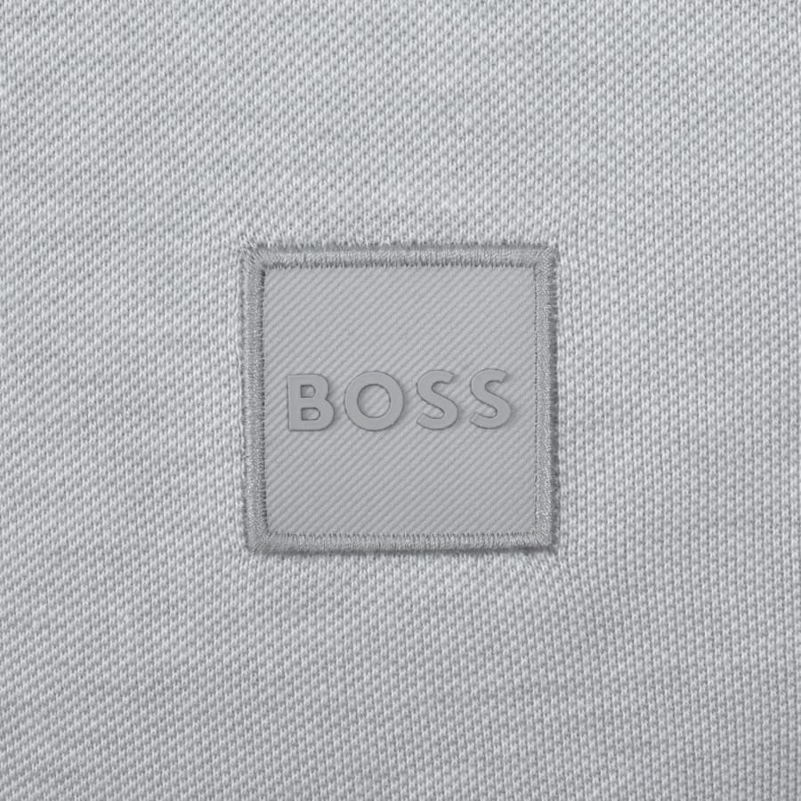 Image number 3 for BOSS Passerford Polo T Shirt Open Grey