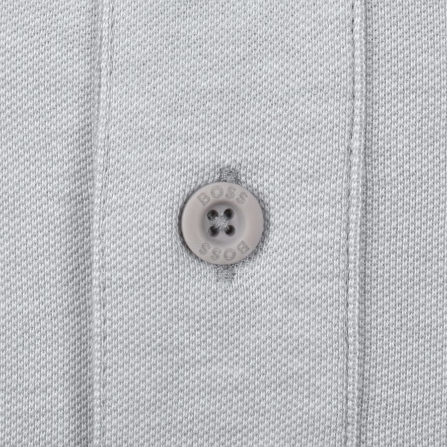 Image number 4 for BOSS Passerford Polo T Shirt Open Grey
