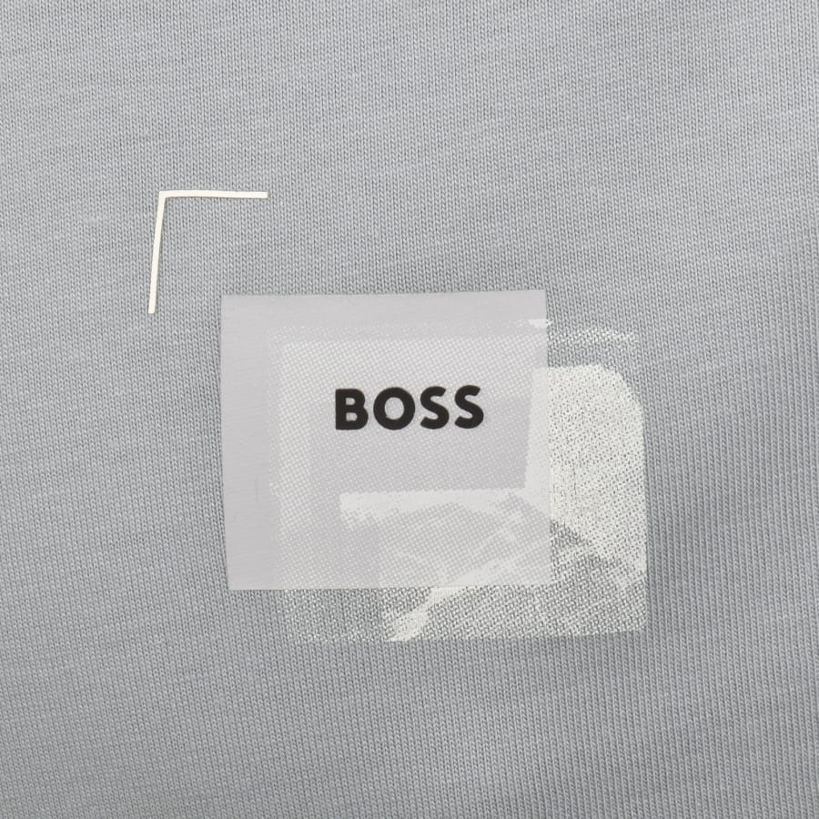 Image number 3 for BOSS Te Frame T Shirt Open Grey