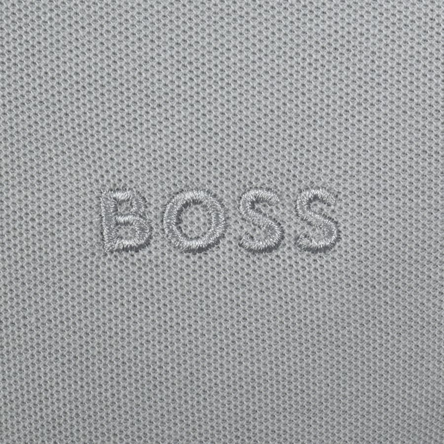 Image number 3 for BOSS Phoenix Polo T Shirt Open Grey