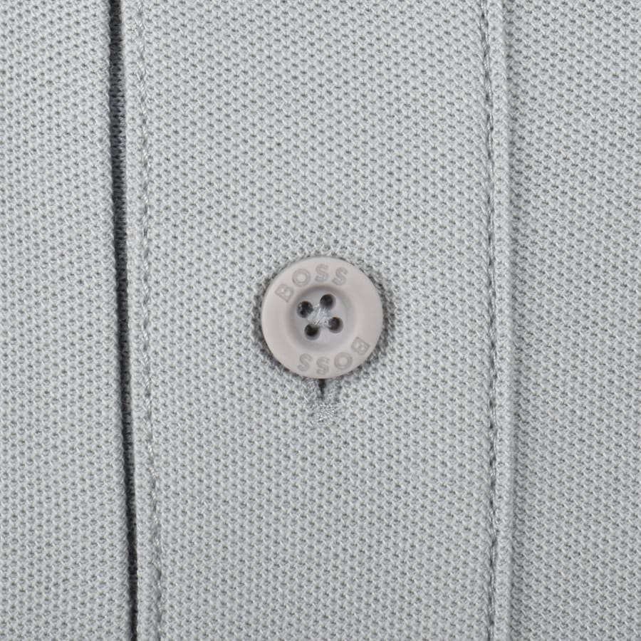 Image number 4 for BOSS Phoenix Polo T Shirt Open Grey