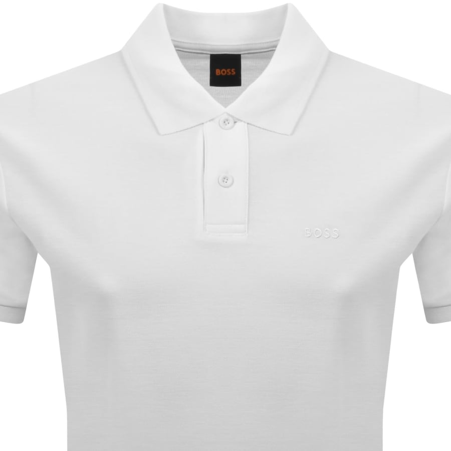 Image number 2 for BOSS Phoenix Polo T Shirt White