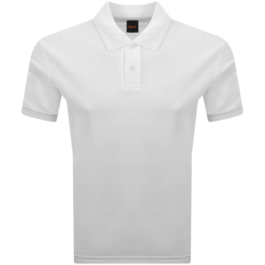 Image number 1 for BOSS Phoenix Polo T Shirt White