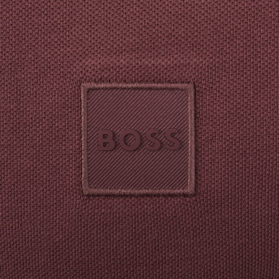 Image number 3 for BOSS Passerford Polo T Shirt Medium Red