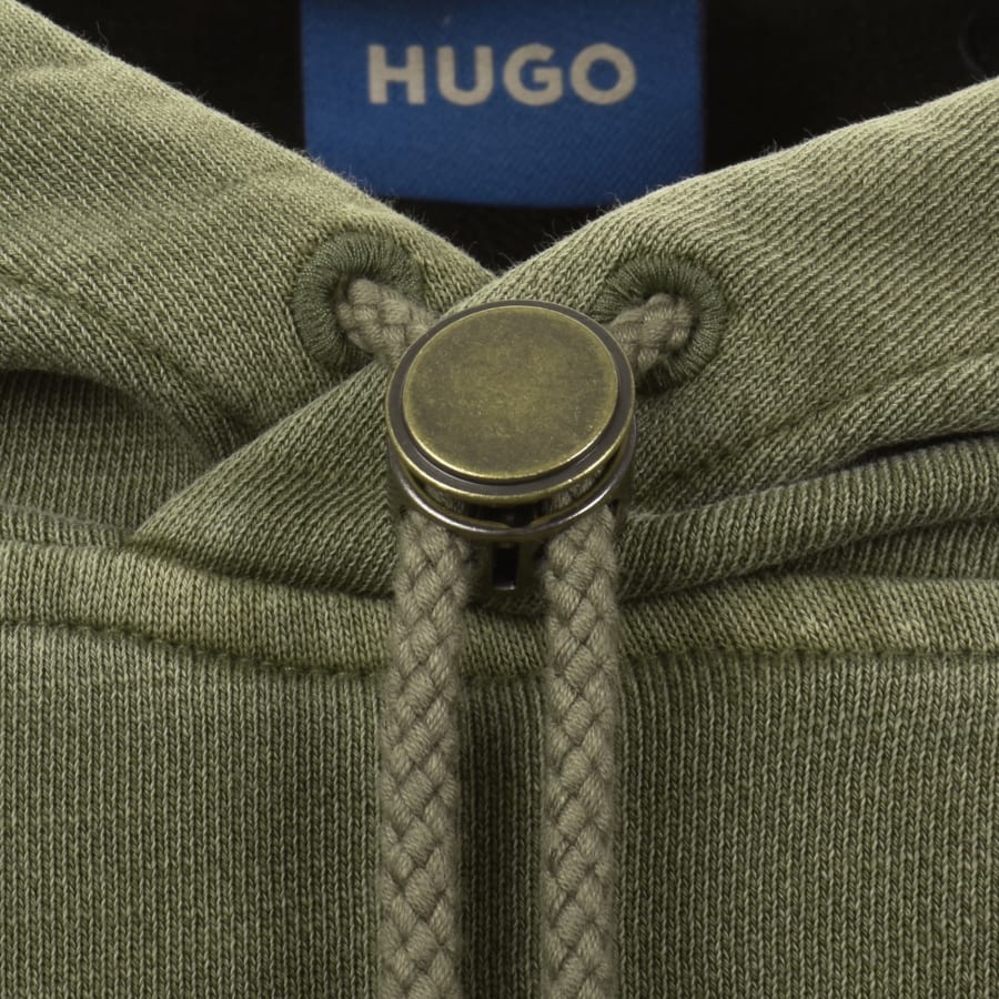 Image number 4 for HUGO Blue Nucaroo Hoodie Green