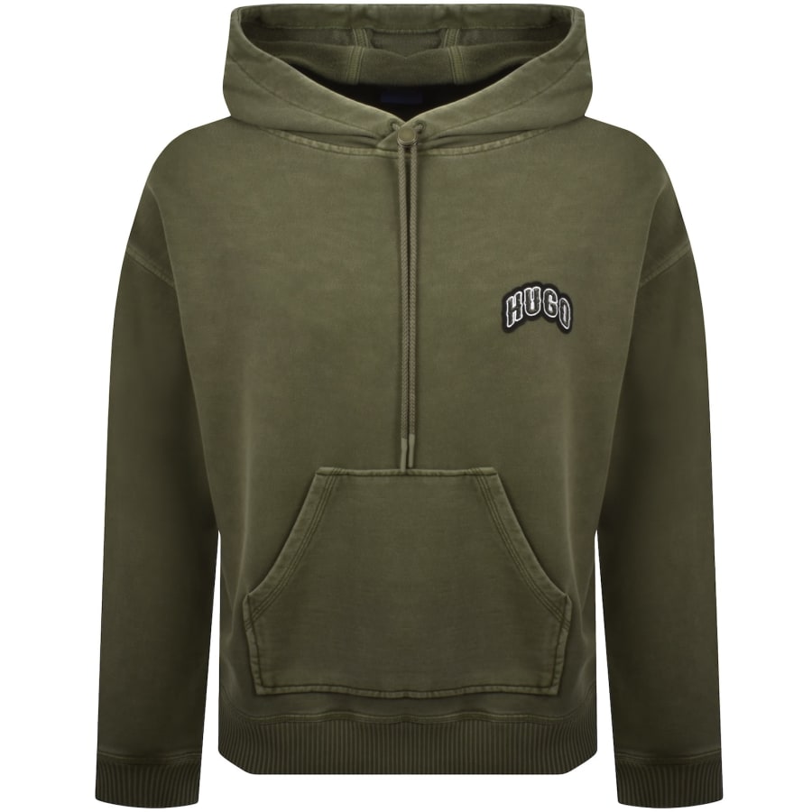 Image number 1 for HUGO Blue Nucaroo Hoodie Green