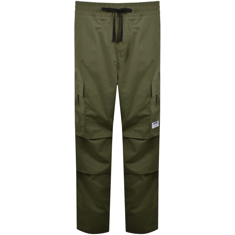 Image number 2 for HUGO Blue Gadic242 Relaxed Cargo Trousers Green