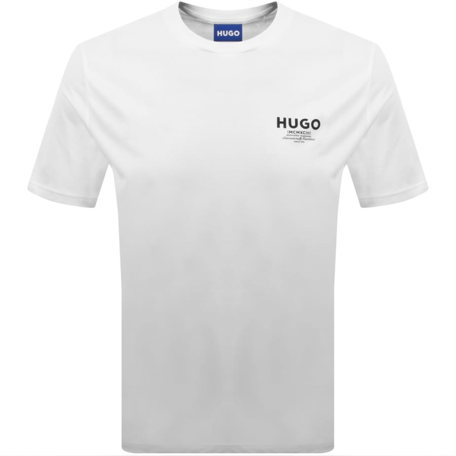 Image number 1 for HUGO Blue Nesptee T Shirt White