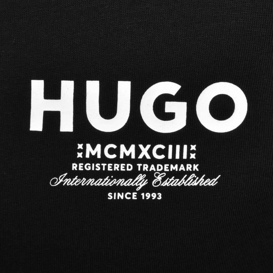 Image number 3 for HUGO Blue Nesptee T Shirt Black