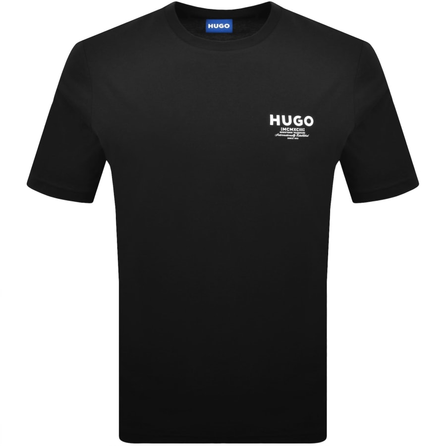 Image number 1 for HUGO Blue Nesptee T Shirt Black