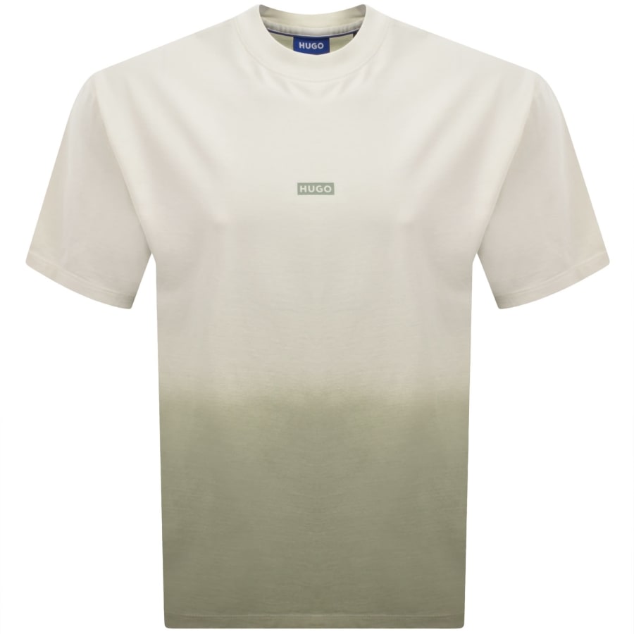 Image number 2 for HUGO Blue Nalono T Shirt Off White