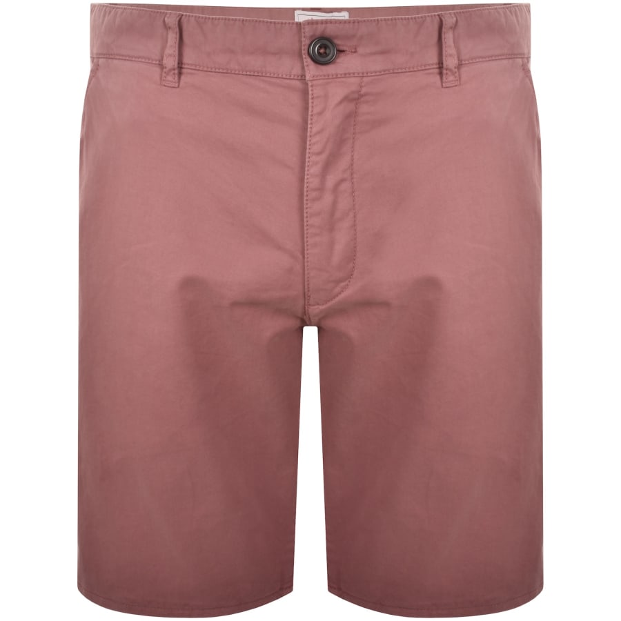 Image number 1 for Farah Hawk Twill Shorts Dusty Red