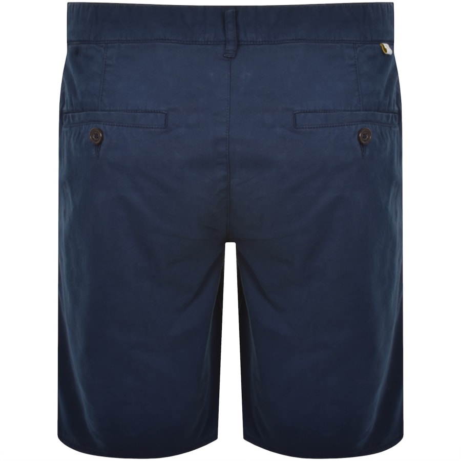 Image number 2 for Farah Hawk Twill Shorts Aegean Blue