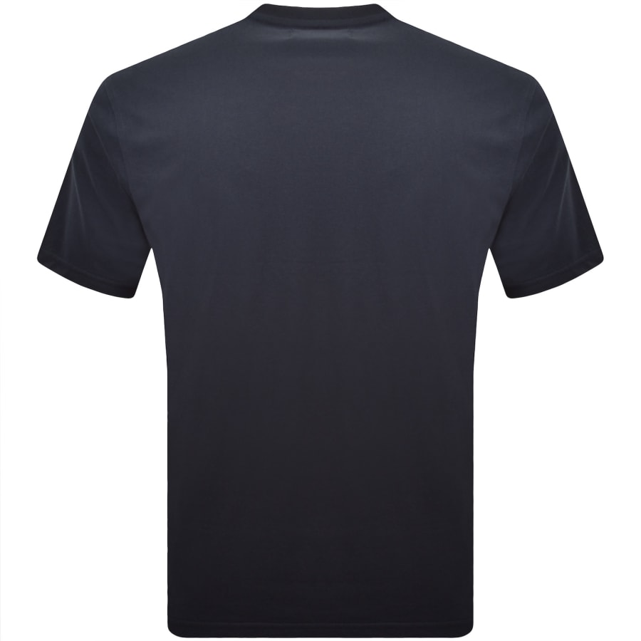 Image number 4 for Aquascutum Body Club Check T Shirt Navy