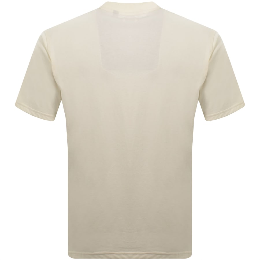 Image number 4 for Aquascutum Body Club Check T Shirt Cream