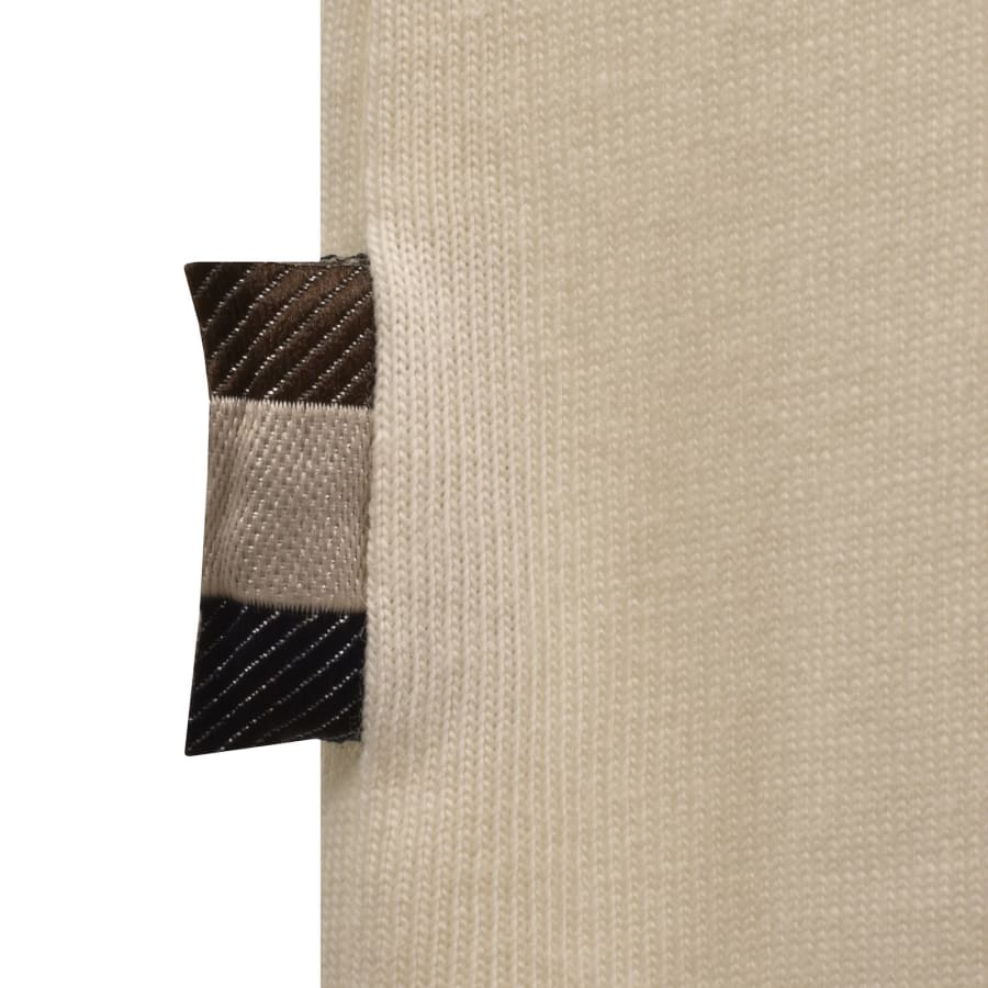 Image number 4 for Aquascutum Club Check Piping T Shirt Beige