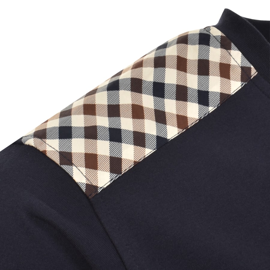 Image number 4 for Aquascutum Lamina Insert Sweatshirt Navy