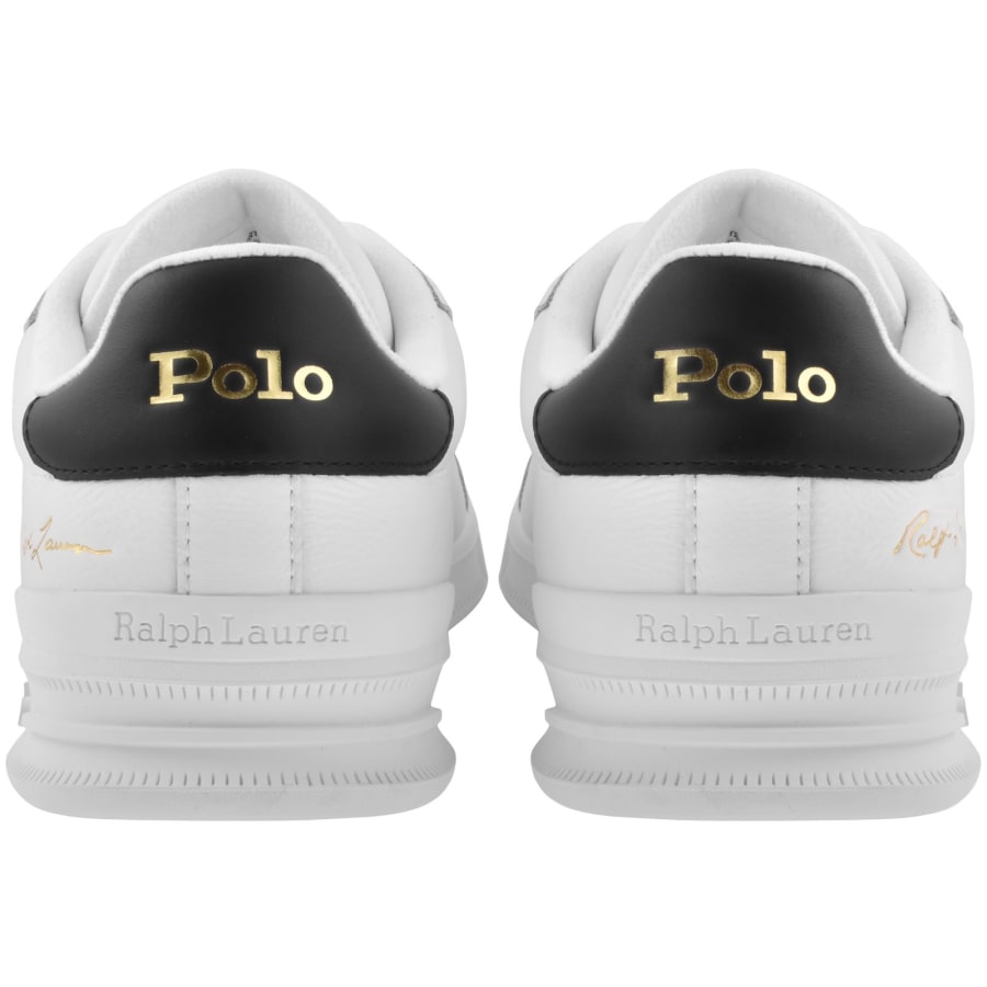 Image number 2 for Ralph Lauren Heritage Court Trainers White
